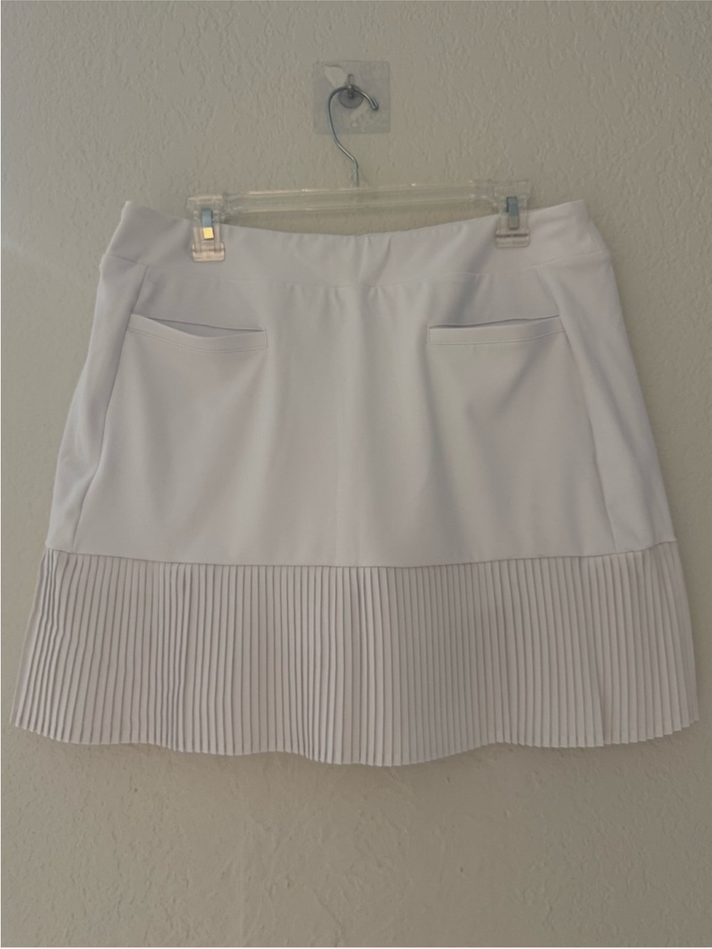 ACEGOLFS 2 Piece Golf Tennis Pickleball Set UPF50+ Pink Top White Skort - Picture 8 of 16